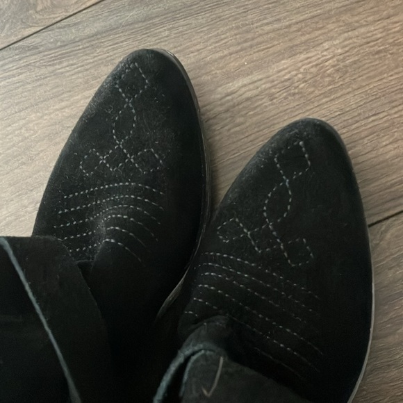 Vintage Foundry PEYTON Western Pull On Genuine Leather/Suede Cowboy Boots - Picture 4 of 7